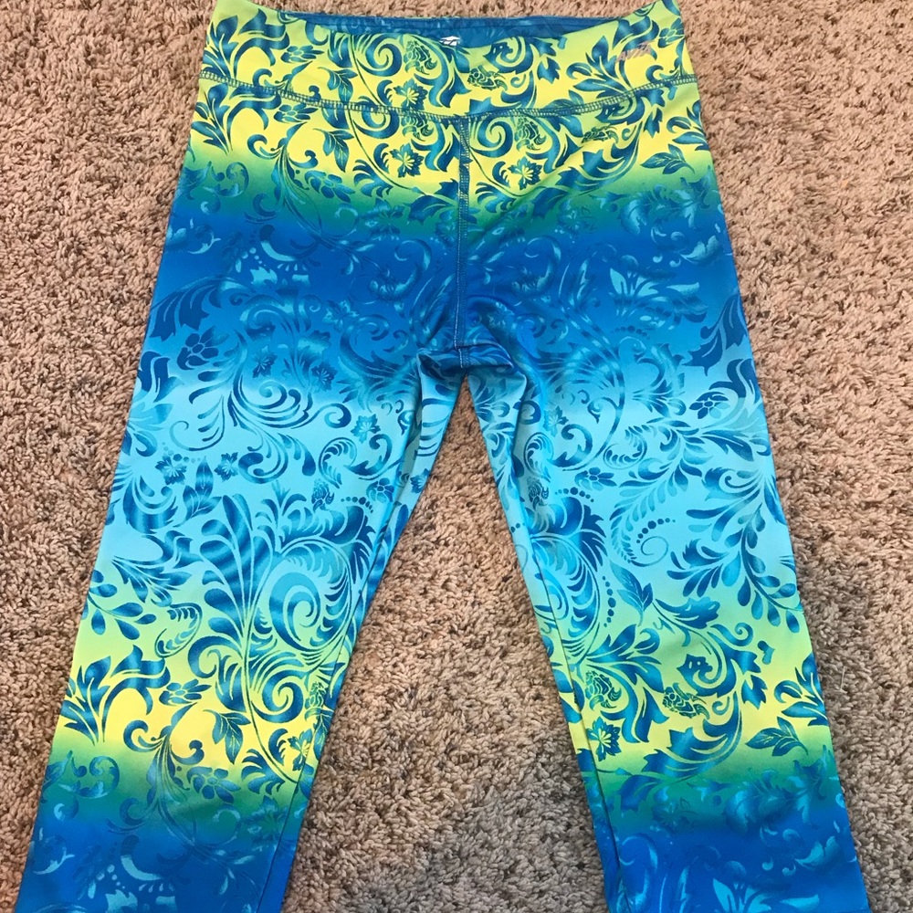 Blue and Yellow Capris!